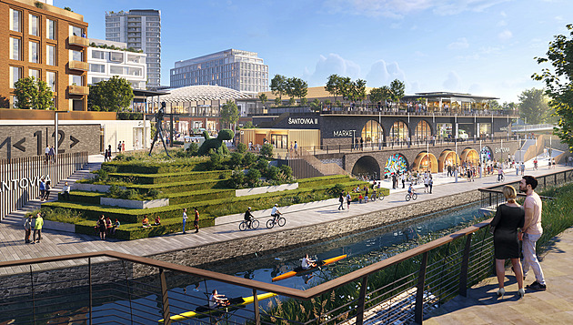 Bude zasahovat na naše pozemky, nelíbí se sousedům plánovaná čtvrť u nákupního centra